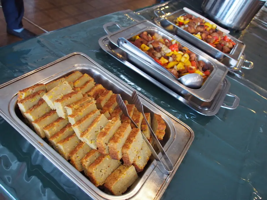 栄養満点の手作りの食事